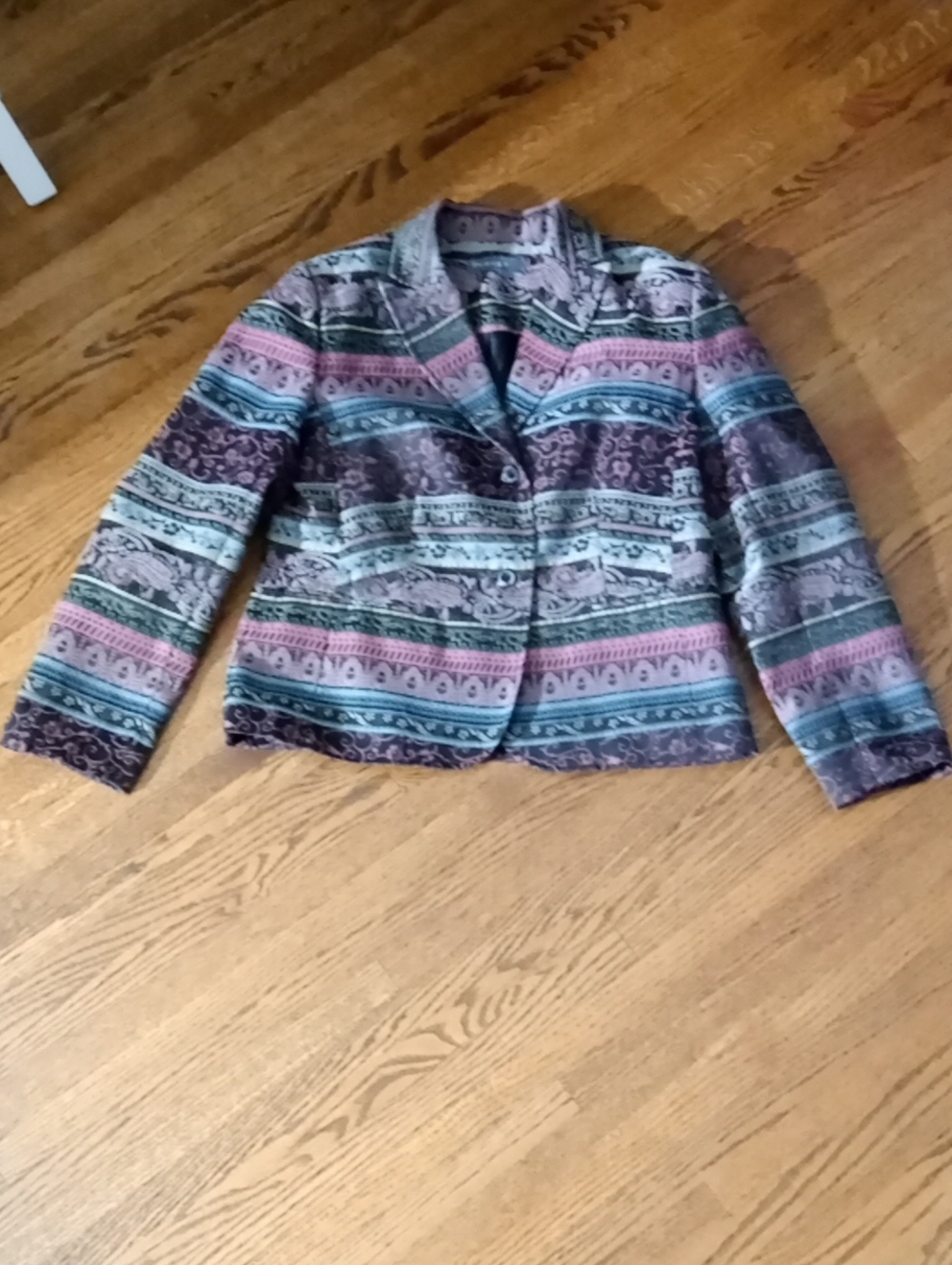 KORET Textured Blazer Size 10 PTP 20.5" L 23.5" pockets